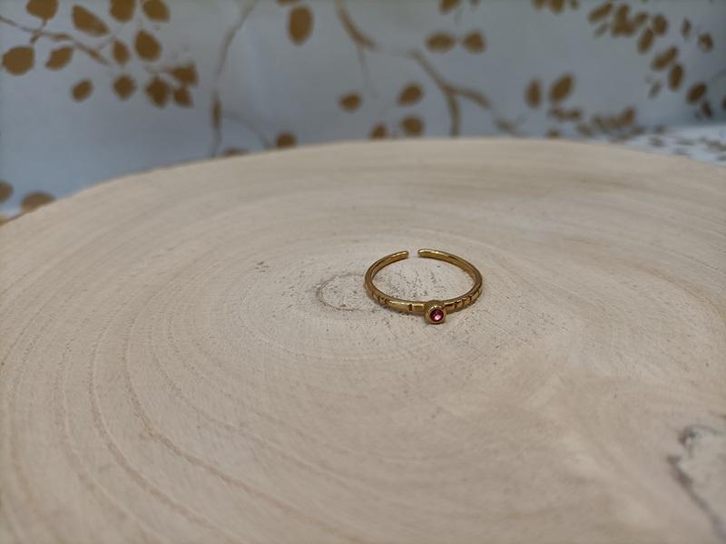 Bague réglable dorée Bague réglable dorée